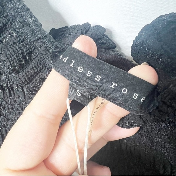 NEW with tags Endless Rose Smocked Tie Strap Dress - Picture 5 of 6